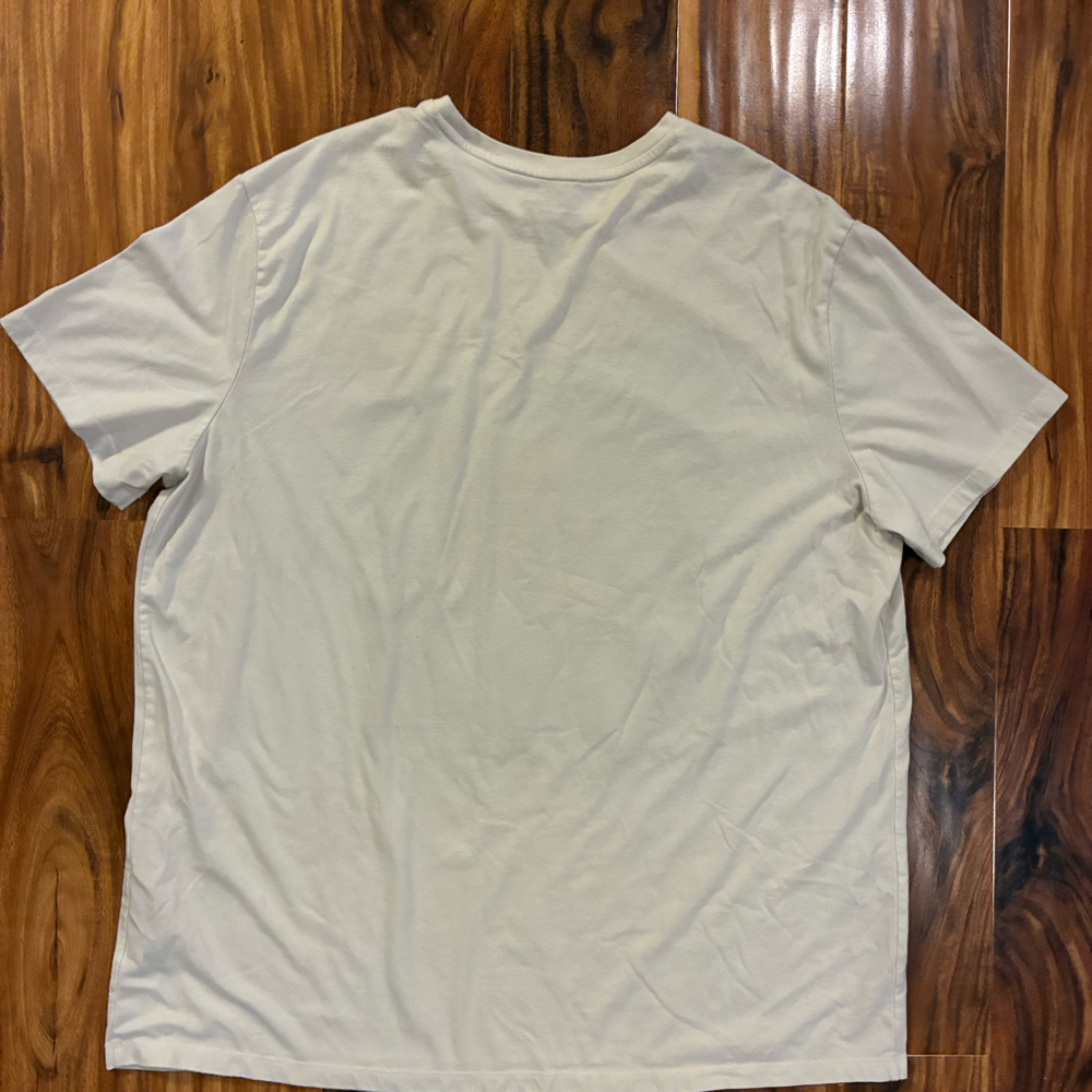 Goodfellow & Co Men's XL White Graphic T-Shirt Nature Mountain‎ Forest Scene XL - Picture 3 of 3